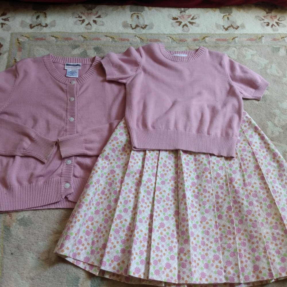 American Girl Kit Kittredge Meet Outfit 3 pieces Dress Like Your Doll Size M